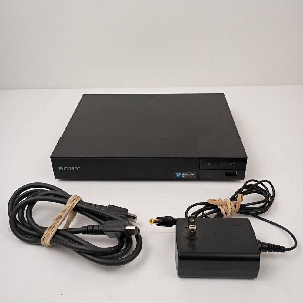 Sony BDP-BX350 Blu-ray Disc/DVD Player + Power Adapter and HDMI Cord - Tested